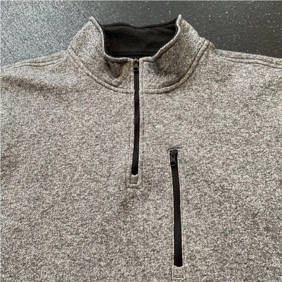 Magellan Outdoors Sweater Men Size XXL Gray Pullover 1/4 Zip Moisture Wicking - Picture 5 of 9